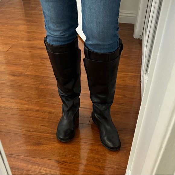 Frye Paige | Tall Boot | Black Leather - Picture 1 of 10